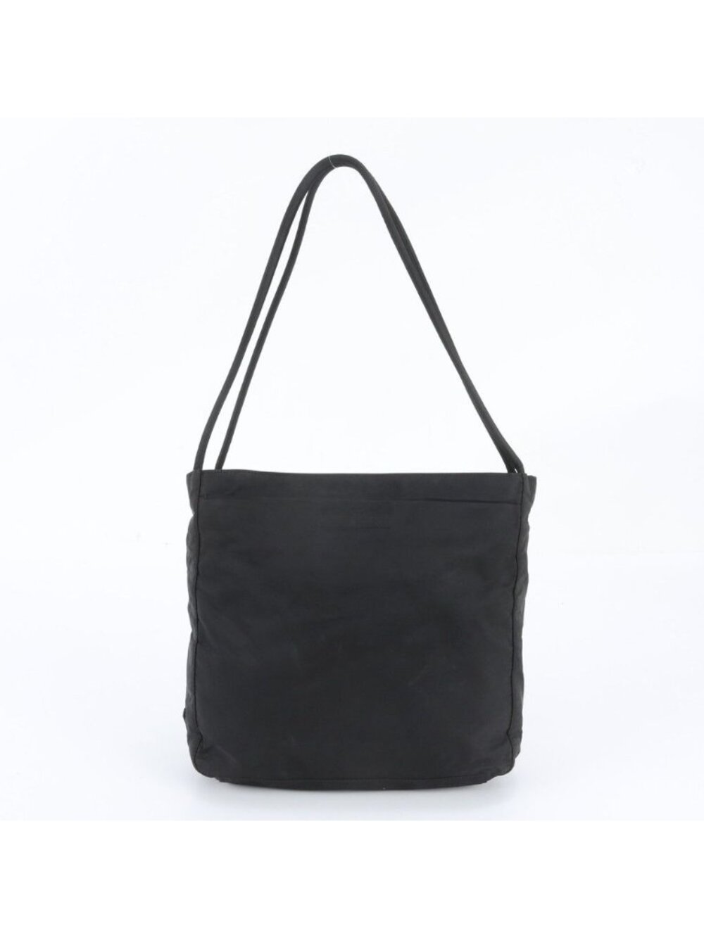 Prada Tessuto Nylon Triangle Logo White Tag Tote Bag Shoulder